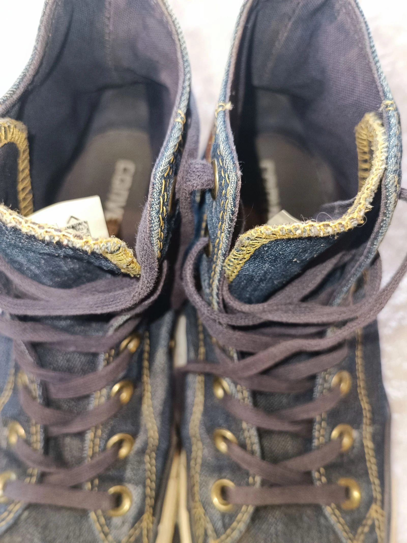 Pair of Converse All Star Chuck Taylor size 38 in very good condition in denim – photo 10